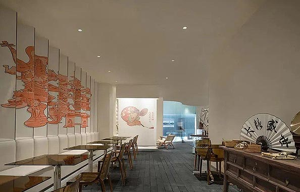 餐廳地面設(shè)計(jì)，給空間地面不一樣的延展方式