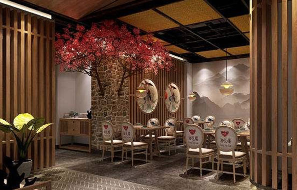 布局端莊的古典餐廳設(shè)計，格調(diào)古典美