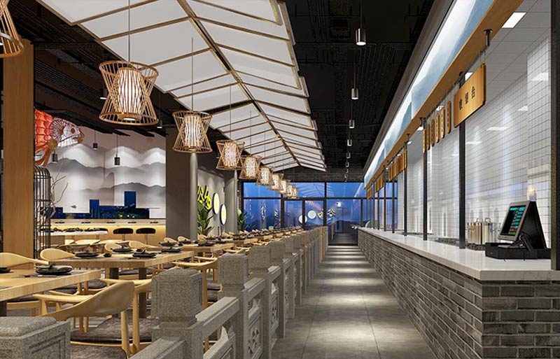 谷鄉(xiāng)家味中餐廳室內(nèi)裝飾設(shè)計-3