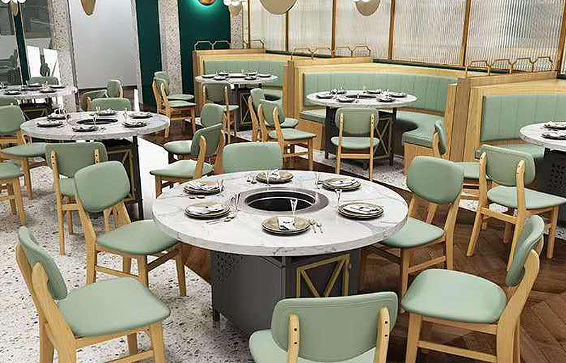石鍋魚火鍋店桌椅設(shè)計(jì)